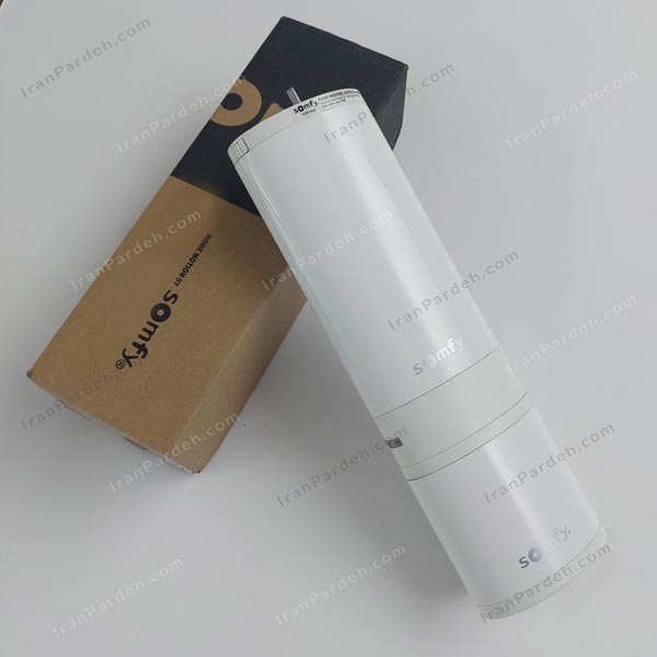 موتور پرده برقی کنار رو ریموتی شارژی بدون سیم SOMFY مدل IRISMO