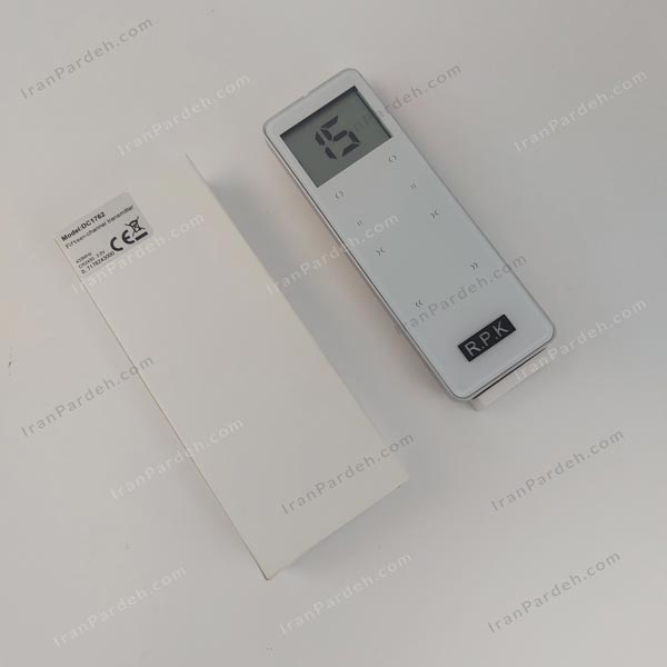 ریموت کنترل پرده برقی 15 کانال دوبل تاچ  سفید RPK مدل DC 1762