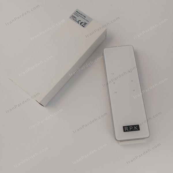 ریموت کنترل پرده برقی دو کانال تاچ سفید RPK مدل DC 1760